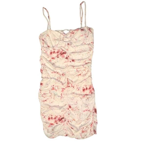 skylar+madison Womens Stretch Bodycon Cinched Tank Mini Dress Floral Pink M NWOT - Picture 1 of 10